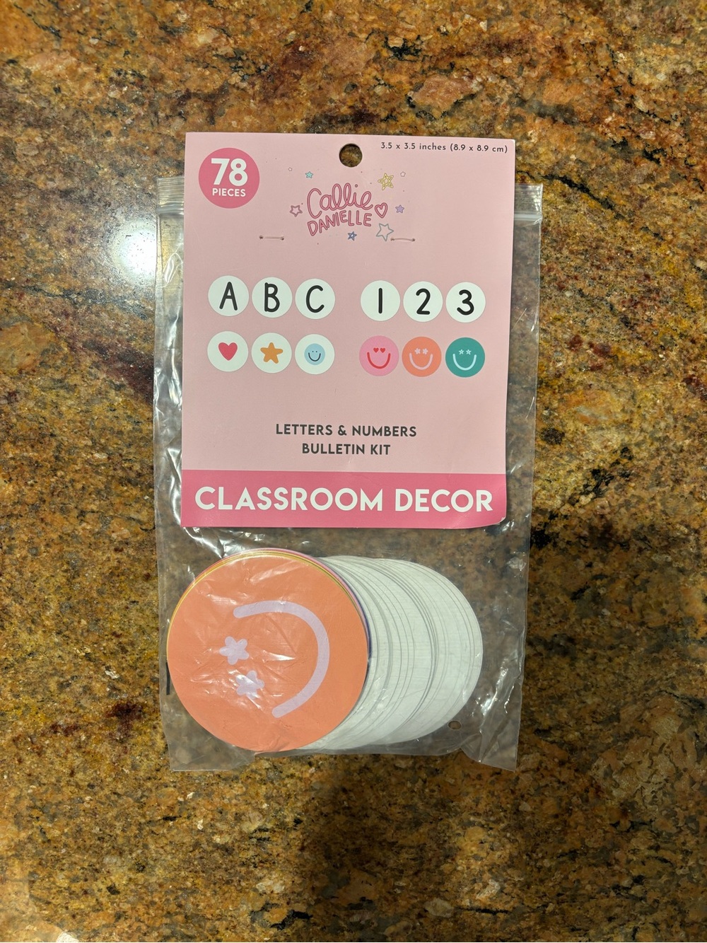Callie Danielle Classroom Decor Letters & Numbers Bulletin Kit - New
